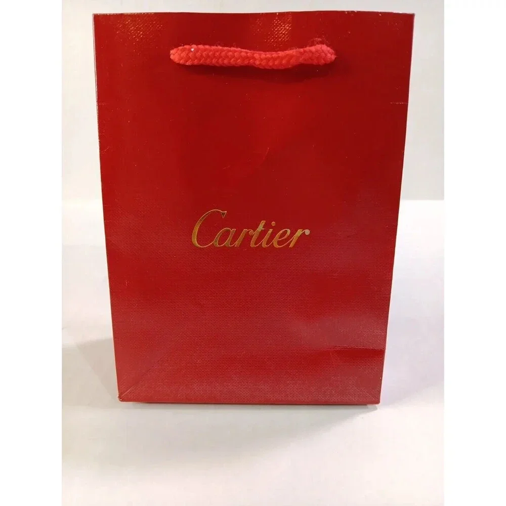 Cartier Red Gift & Shopping Empty Bag Only - H 6